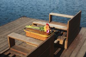 Dock staged for open house