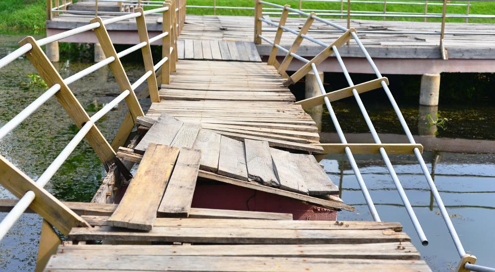 How To Repair a Fixed Lake Dock