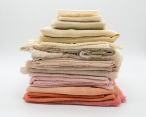 Folded towels