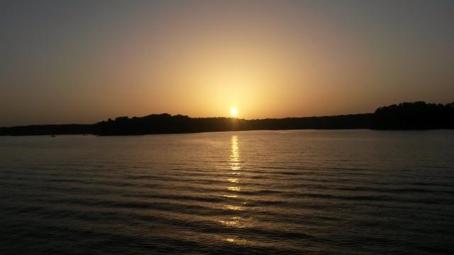 Sunset on the lake