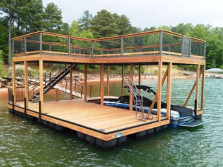 Double level deck