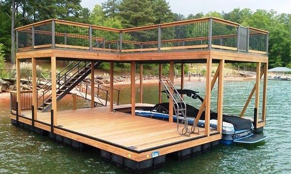 Double level deck