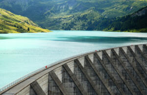 dam stopping turquoise water dam stopping turquoise blue water