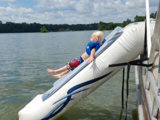 inflatable slide