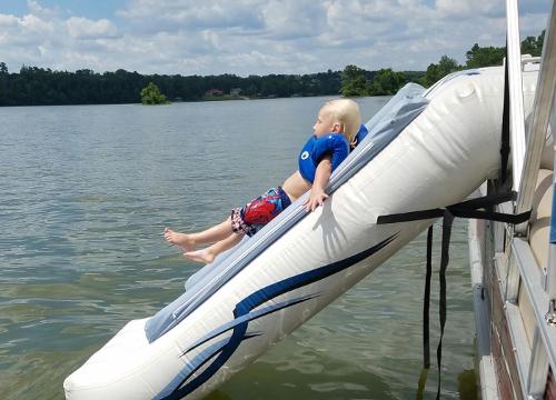 inflatable slide