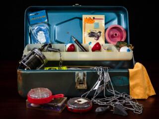 Fishing in the winter requires a properly stocked tackle box