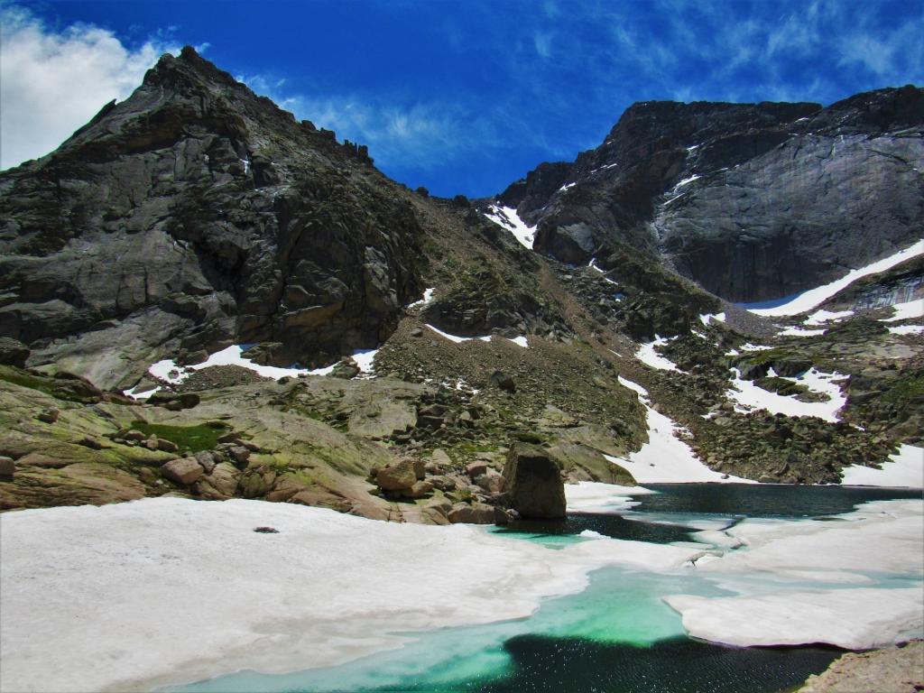 frozen lake, colorado