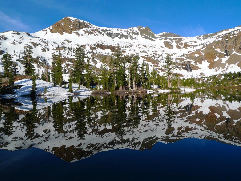 Halfmoon Lake snow