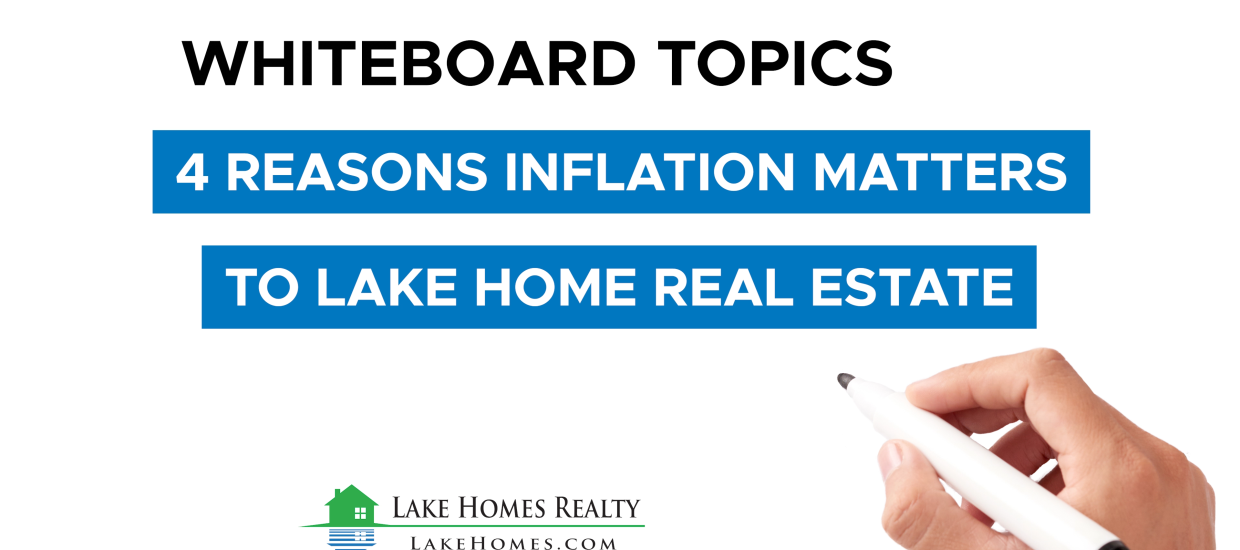 Whiteboard Topics: 4 Reasons Why Inflation Matters to Lake Home Real Estate