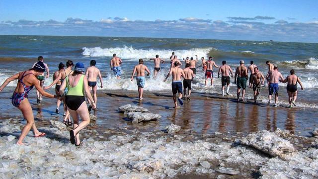 Popular Polar Plunges in Lake Areas