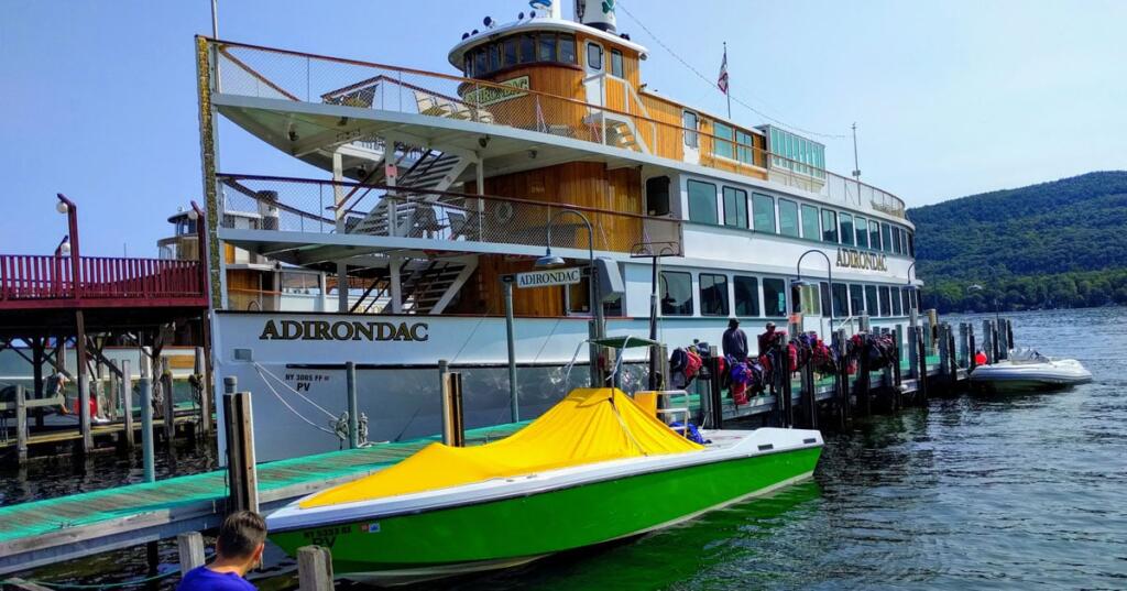 Steamboat in Lake George 