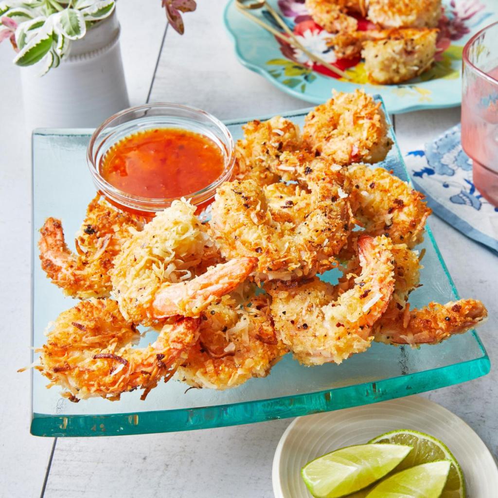 Coconut shrimp with sweet dipping sauce