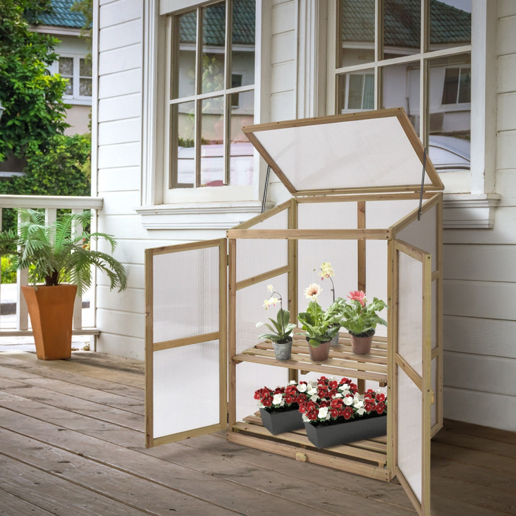 Small porch greenhouse