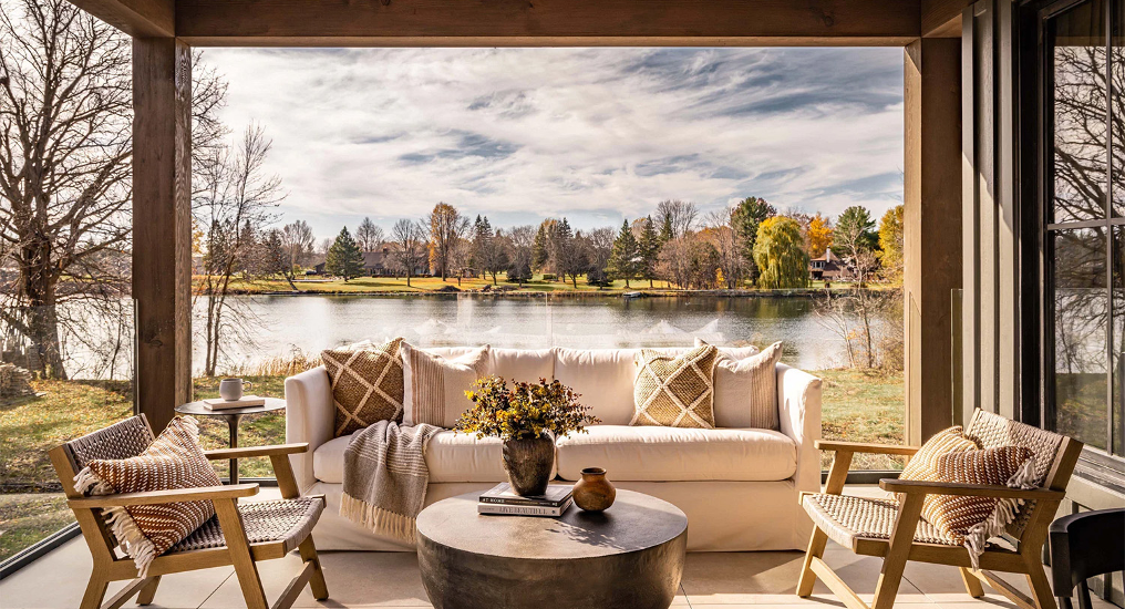 2024 Outdoor Furnishings Trends: Lake Home Designer Kelly Guinaugh Shares Her Trade Secrets