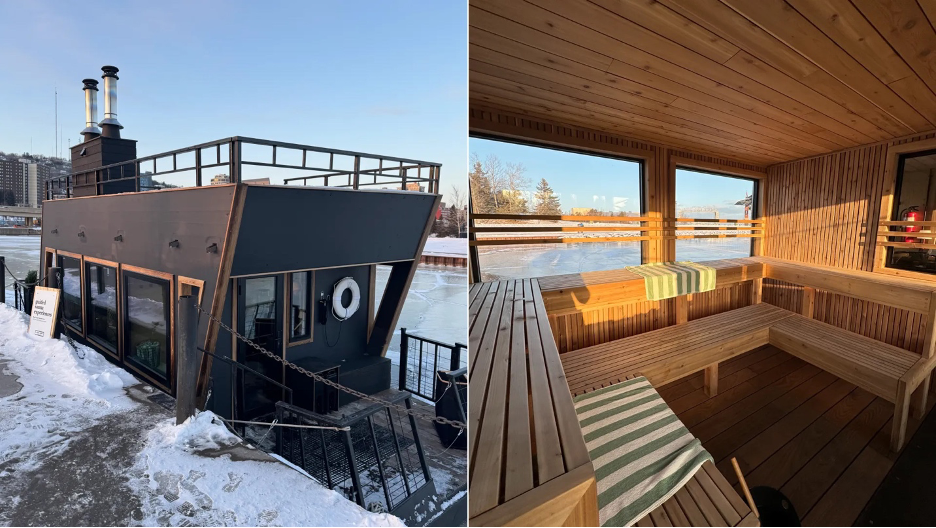 Cedar & Stone Nordic Sauna (Lake Superior, Duluth harbor)