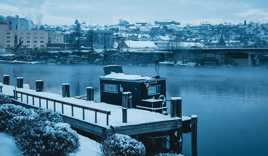 Floating sauna “Leo” — Skien, Norway (Bakkestranda)
