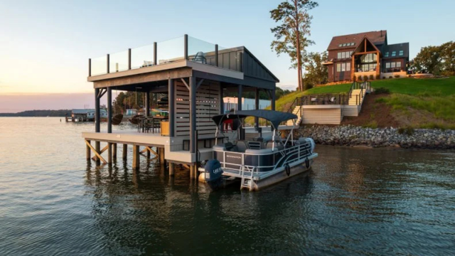 HGTV Dream Home 2026, a stunning lakeside retreat on the serene shores of Lake Wylie near Charlotte, North Carolina. This enchanting escape blends timeless design with tranquil outdoor spaces, including a two-story dock perfect for sunsets and endless days on the water.