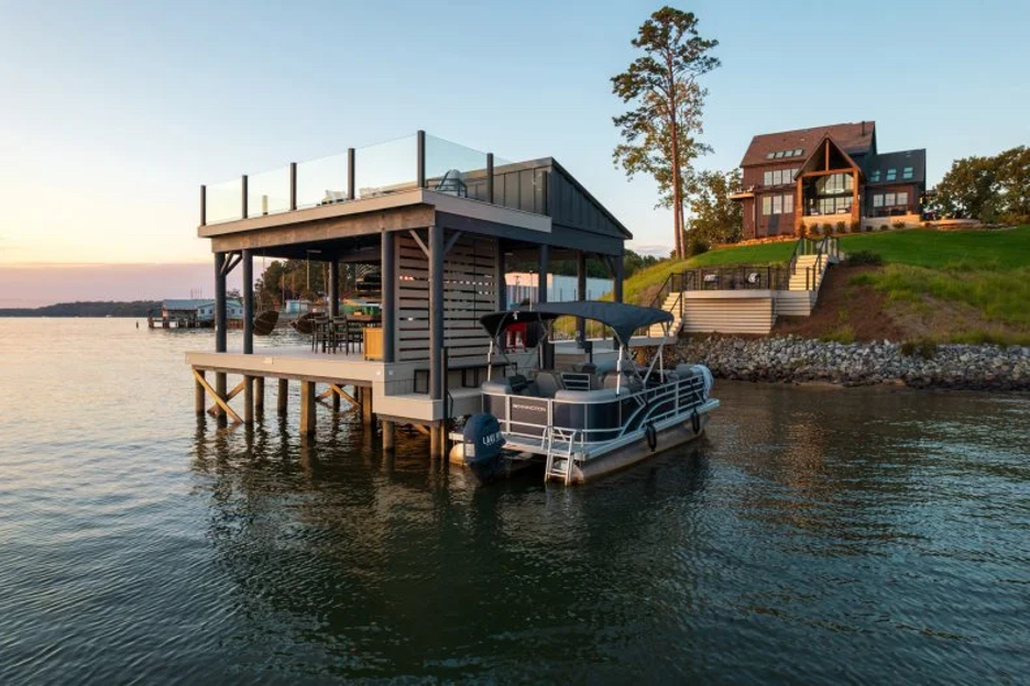HGTV Dream Home 2026, a stunning lakeside retreat on the serene shores of Lake Wylie near Charlotte, North Carolina. This enchanting escape blends timeless design with tranquil outdoor spaces, including a two-story dock perfect for sunsets and endless days on the water.