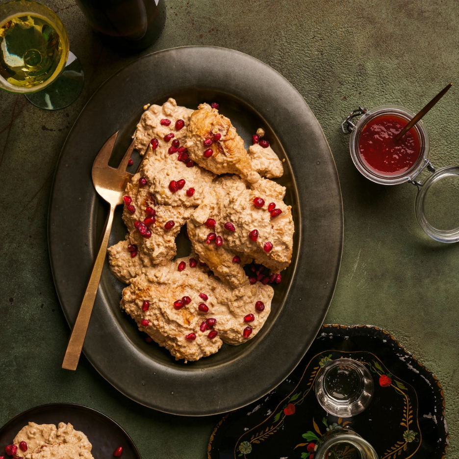 Chicken Satsivi (Chicken in Walnut Sauce)
