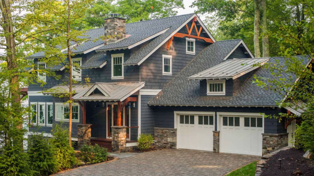 Image illustrating Commanding Colors That Create Instant Curb Appeal— and Shoreline Envy—for Your Lakeside Home