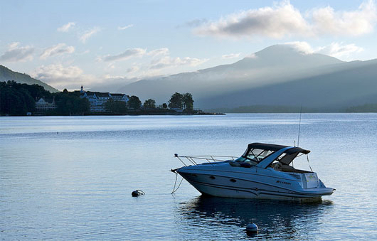 Morning Light over The Sagamore, Luke Dow, Lake George, NY