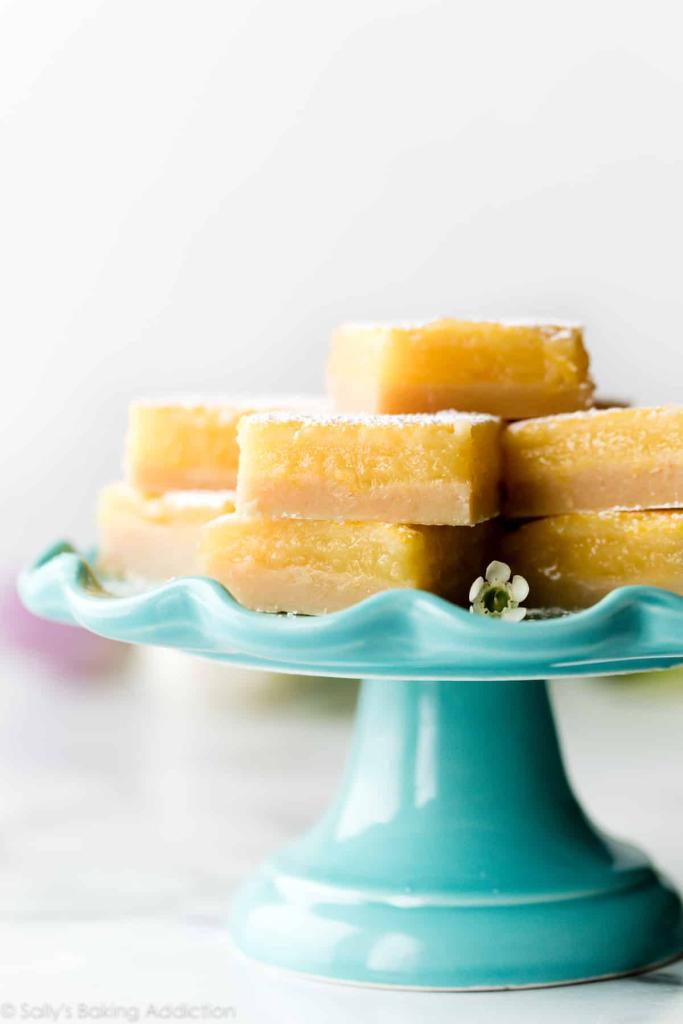 Classic Lemon Bars recipe from Sally's Baking Addiction
