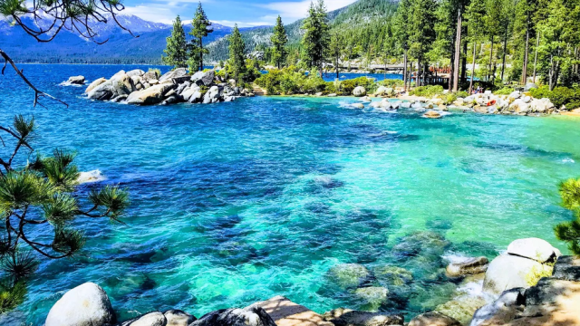 Scenic Lake Tahoe, one of America's most beautiful lakes