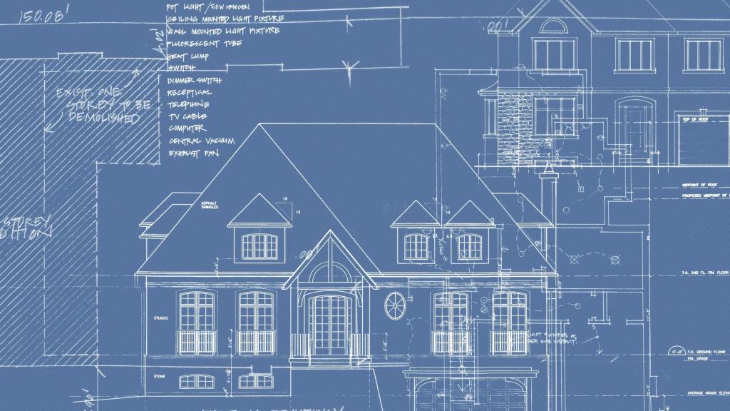 Blue print illustrating What Exactly Is Square Footage?