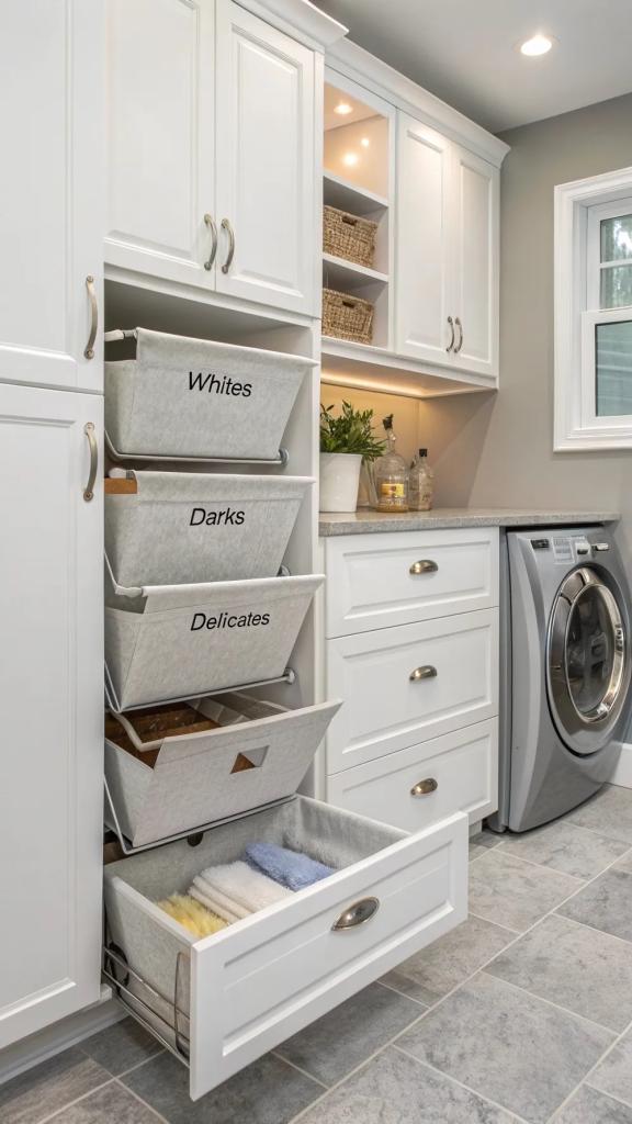 Customize Storage in laundry space So Everything Has a Home